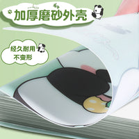 A4 Capybara Waterproof Document Folder with Buckle Closure, Large Capacity Student File Organizer
