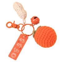 Plush Crocheted Keychain Backpack Charm Gift
