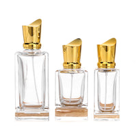 Refillable Clear Glass Perfume Atomizer Bottle for Travel and Skincare