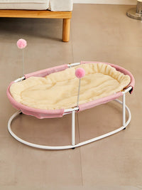 Elevated Cat Hammock Bed for All Seasons - Breathable Pet Tent & Lounger