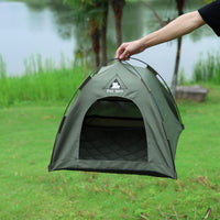 Pet Tent House for Cats and Small Dogs, All-Season Outdoor Sunshade Pet Bed