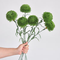 Artificial Dianthus Green Plant Ball for Photography Props and Decoration