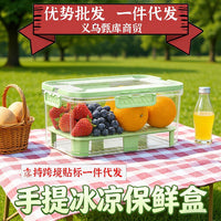 Portable Insulated Cooler Box for Picnics, Food Storage, Camping, and Outdoor Activities