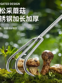Extended Stainless Steel Hand Rake for Gardening and Clam Digging