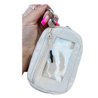 Waterproof Nylon Small Wallet with Keychain and Coin Purse