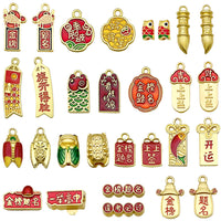 Ancient Gold Finish Scholar's Charm for Bracelets and DIY Jewelry