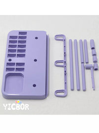 Portable Three-Thread Spool Stand for Old-Fashioned Household Sewing Machines - No Fixing Required, Plastic Anti-Tangle Large Spool Holder