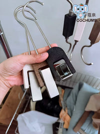 Acrylic S-Hooks for Retail Display, Square Design for Jeans, Scarves, Belts, and Ties