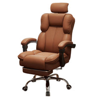 Ergonomic Gaming Chair with Reclining Backrest and Adjustable Headrest for Home Office