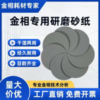 Silicon Carbide Waterproof Sandpaper for Metallographic Polishing, Fine Grinding, Dry/Wet Use, Adhesive Backed