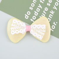 Autumn Knit Bow Hair Clips for Girls - Cartoon Woolen BB Clips Set