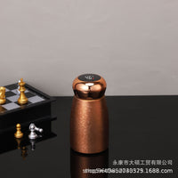 Smart Temperature Display Titanium Coated Mini Portable Stainless Steel Vacuum Insulated Bottle