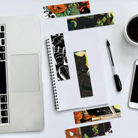 30-Pack Halloween Series Paper Bookmarks for Reading & Decoration