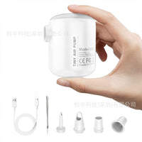 Portable Mini Air Pump with Camping Lantern for Inflatable Mattress & Swimming Rings