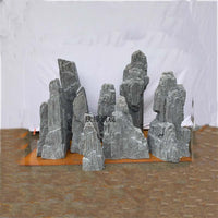 Fiberglass Artificial Rock Ornament for Garden and Landscape Decoration