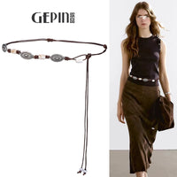 Bohemian Woven Waist Rope Belt for Dresses and Accessories