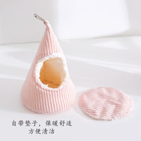 Plush Thickened Winter Bird Nest Hammock for Small Birds - Parrot Swing Bed, Cozy Hideaway for Budgies