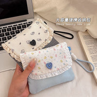 Portable Sanitary Pad Pouch Cute Cartoon Large Capacity Menstrual Bag for Students