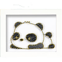 DIY Cartoon Panda String Art Kit for Students and Crafts Enthusiasts