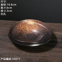 Ceramic Hydroponic Moss Ball Fern Planter with Tray for Desk Decor