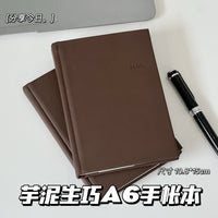 A6 Hardcover Notebook with Inner Pages, Aesthetic Journal Diary Planner