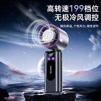 Portable Semiconductor Cooling Fan with Ice Compress Function, Foldable and Rechargeable, High-Speed Quiet Operation