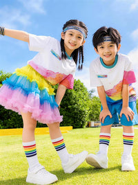 Children's Cheerleading Performance Uniform Set for School Events and Festivals