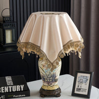 Fabric Dust Cover for Small Appliances and Lampshades, European Style Round
