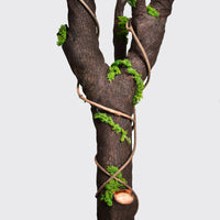 Artificial Tree Bark Roll for Pipe and Column Decoration, Realistic Silicone Faux Bark Cover for Balcony and Fire Pipes