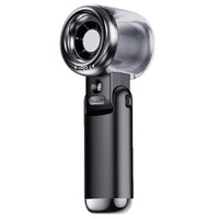Portable Misting Fan with Ice Compress, Handheld USB Rechargeable Mini Fan for Outdoor Cooling