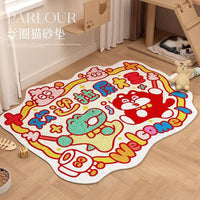 Pet Litter Mat with Anti-Tracking and Splash-Proof Design for Cats and Dogs