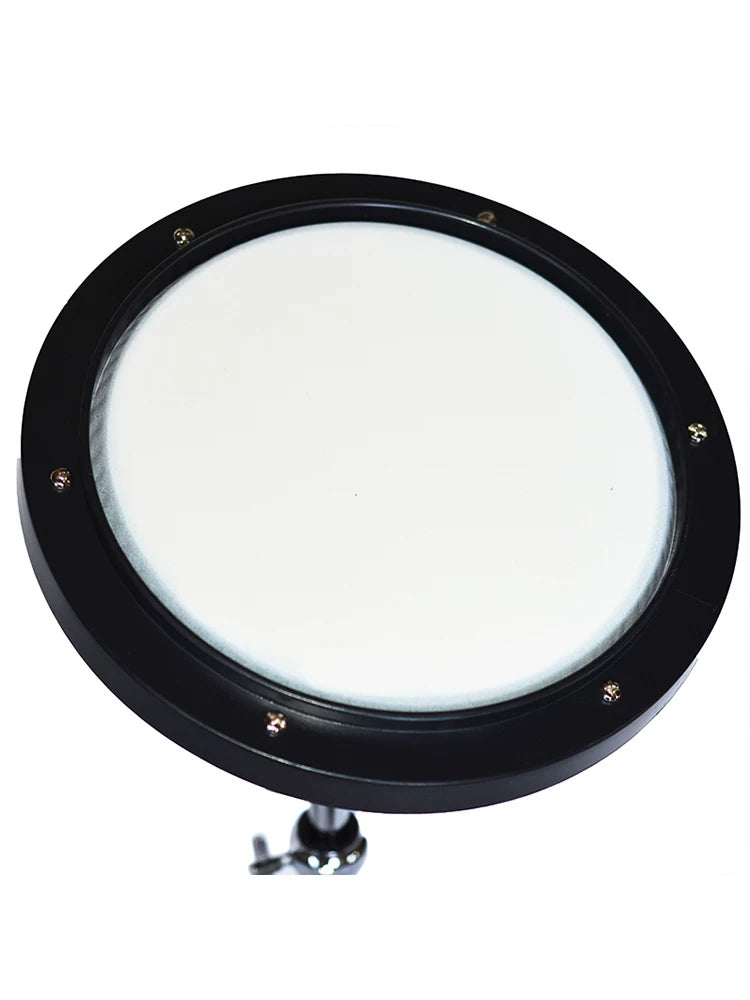Jinbao JBP08 8-inch Silent Drum Practice Pad with Stand for Kids and Adults