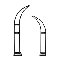 Wedding Archway Floral Stand Metal Horn-shaped Arch for Outdoor Events