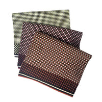 Men's Knitted Jacquard Cashmere Blend Scarf for Winter