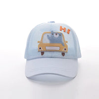 Baby Boys' Cartoon Baseball Cap Breathable Sun Hat for Summer