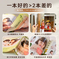 Meiyin Rabbit Photo Album, Soft Cover, Large Capacity, Holds 465 Photos, 12-inch, for Growth, Wedding, Travel Memories