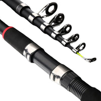 Fiberglass Telescopic Fishing Rod and Reel Combo Set for Saltwater and Freshwater Angling