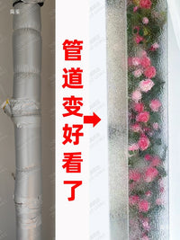 Acrylic Pipe Cover for Gas and Water Pipes, L-Shaped Decorative Concealer