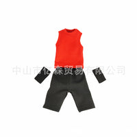 1/6 Scale Action Figure Vest and Shorts Set, Trendy Doll Sportswear Outfit, Collectible Accessories