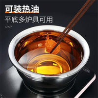 Stainless Steel Commercial Kitchen Oil Storage Container with Lid and Strainer Set