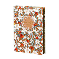 Vintage Hot Stamping A5 Sketchbook Blank Page Notebook for Drawing and Journaling