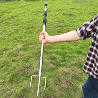 Adjustable Telescopic Pole for Sunshade Net Support, Ground Insert Type