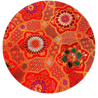 Japanese Style Tortoise Shell Brocade Fabric for DIY Crafts and Apparel