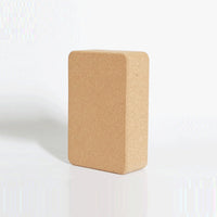 Cork Yoga Block and Massage Ball Set for Pilates, Stretching, and Muscle Relief