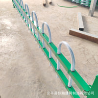 U-Shaped Galvanized Steel Garden Fence for Lawns and Playgrounds