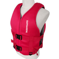 Jiaruiste Neoprene Life Vest for Water Rescue and Boating, High Buoyancy