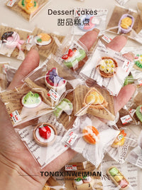 Miniature Dessert Bread Food Play Set for Kids