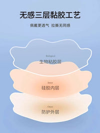 Reusable Silicone Nipple Covers for Women, Invisible Adhesive Breast Petals for Backless Dresses and Swimwear