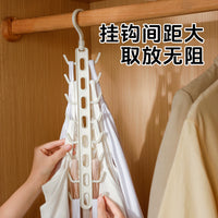 Multi-layer Rotating Hanger for Scarves, Belts, and Stockings - Closet Organizer