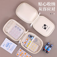 Portable First Aid Medicine Storage Bag for Travel and Home Use